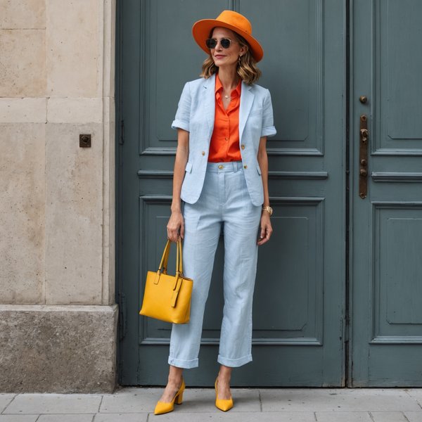 Comment marier des vêtements en lin avec des accessoires colorés pour un look estival?